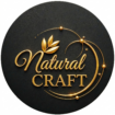 Natural Craft official logo - Gold and black floral design